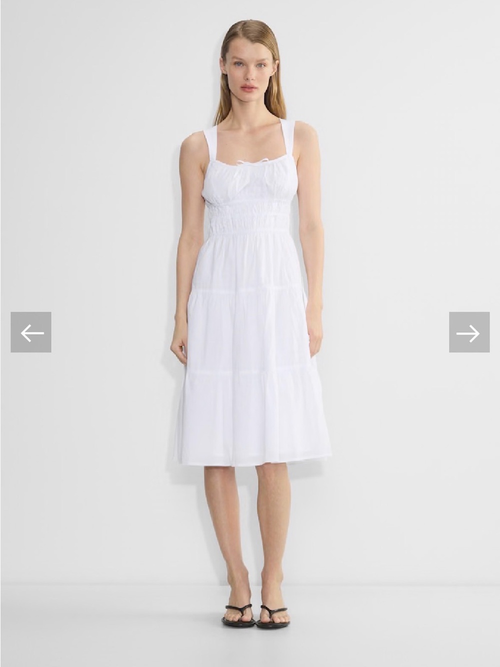 Aritzia Sunday Best Martine Poplin Midi Dress